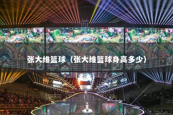 张大维篮球(张大维篮球身高多少)