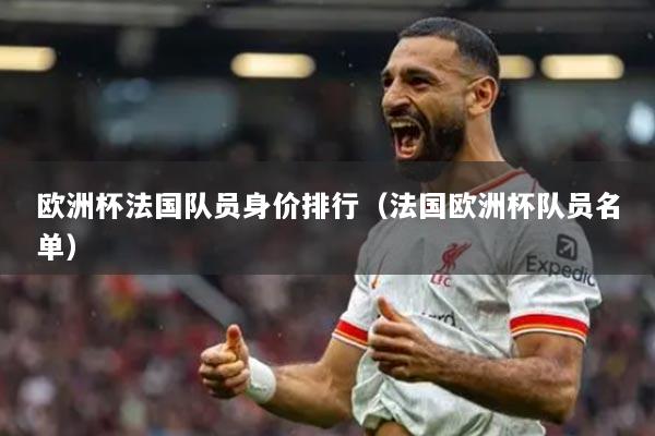 欧洲杯法国队员身价排行（法国欧洲杯队员名单）