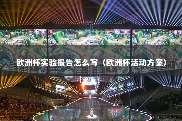 欧洲杯实验报告怎么写(欧洲杯活动方案)