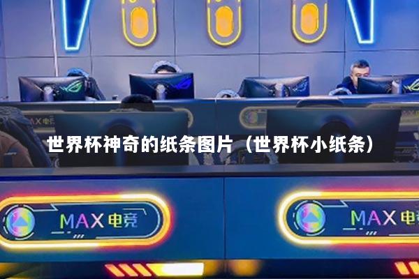 世界杯神奇的纸条图片(世界杯小纸条)